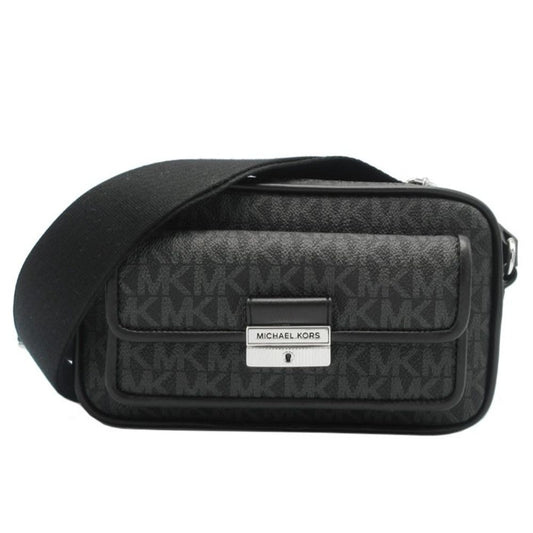 Michael Kors Black Canvas Crossbody Bag 1728,67434610848,Bags,Black,Crossbody Bags - Bags,Michael Kors,New with tags,Women