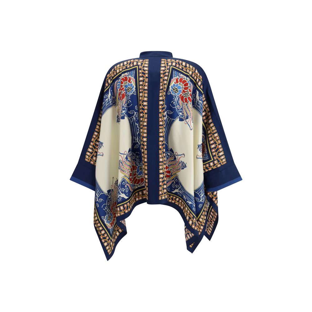 La Double J Multicolor Silk Pattern Shirt 1728,72470364320,Clothing,L,La Double J,M,Multicolor,New with tags,Pattern - Shirts - Clothing,Shirts - Clothing,Women