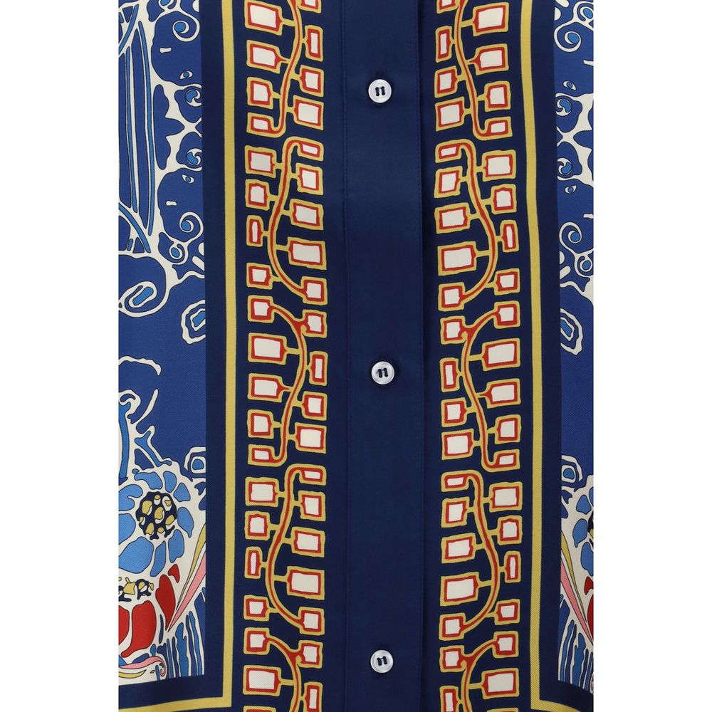 La Double J Multicolor Silk Pattern Shirt 1728,72470364320,Clothing,L,La Double J,M,Multicolor,New with tags,Pattern - Shirts - Clothing,Shirts - Clothing,Women