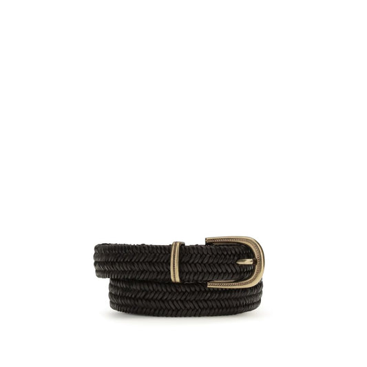 Brunello Cucinelli Black Calf Leather Bos Taurus Regular Belt 1728,72470364320,Accessories,Belts - Accessories,Black,Brunello Cucinelli,L,New with tags,Regular Belts - Belts - Accessories,S,Women