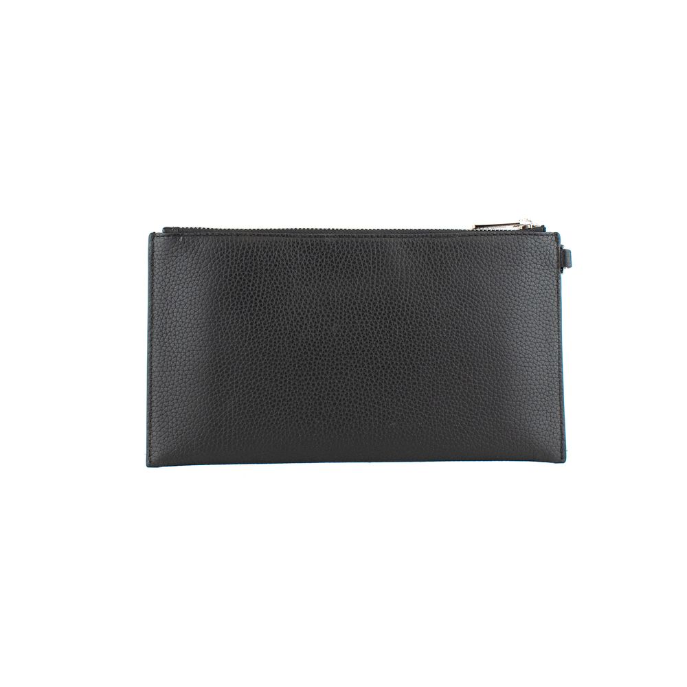 Michael Kors Black Leather Clutch Bag