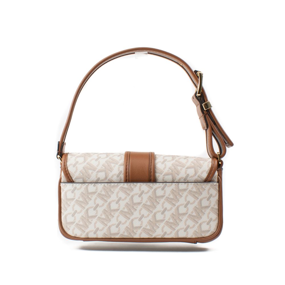 Michael Kors Beige Canvas Shoulder Bag