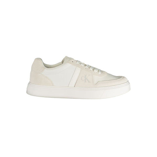 Calvin Klein Bianco Polyester Mens Sneaker 1728,67403481248,Athletic - Sneakers - Shoes,Calvin Klein,EU40/US7,EU41/US8,EU42/US9,EU43/US10,EU44/US11,EU45/US12,EU46,Men,New with tags,Shoes,Sneakers - Shoes,White