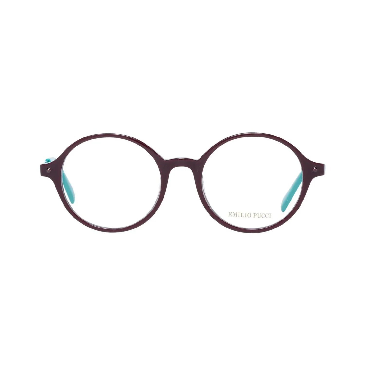 Emilio Pucci Burgundy Plastic Glasses (Frames)