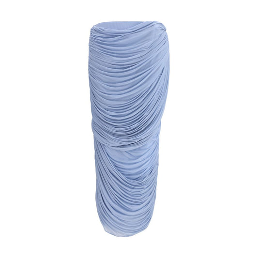 Magda Butrym Blue Copper Midi Skirt 1728,72470364320,Blue,Clothing,IT36 | XS,IT38 | S,Magda Butrym,Midi - Skirts - Clothing,New with tags,Skirts - Clothing,Women