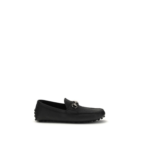 Gucci Black Calf Leather Bos Taurus Slip-On Loafers 1728,72470364320,Black,EU39.5/US6.5,EU39/US6,EU40.5/US7.5,EU40/US7,Gucci,Loafers - Shoes,Men,New with tags,Shoes,Slip-On Loafers - Loafers - Shoes