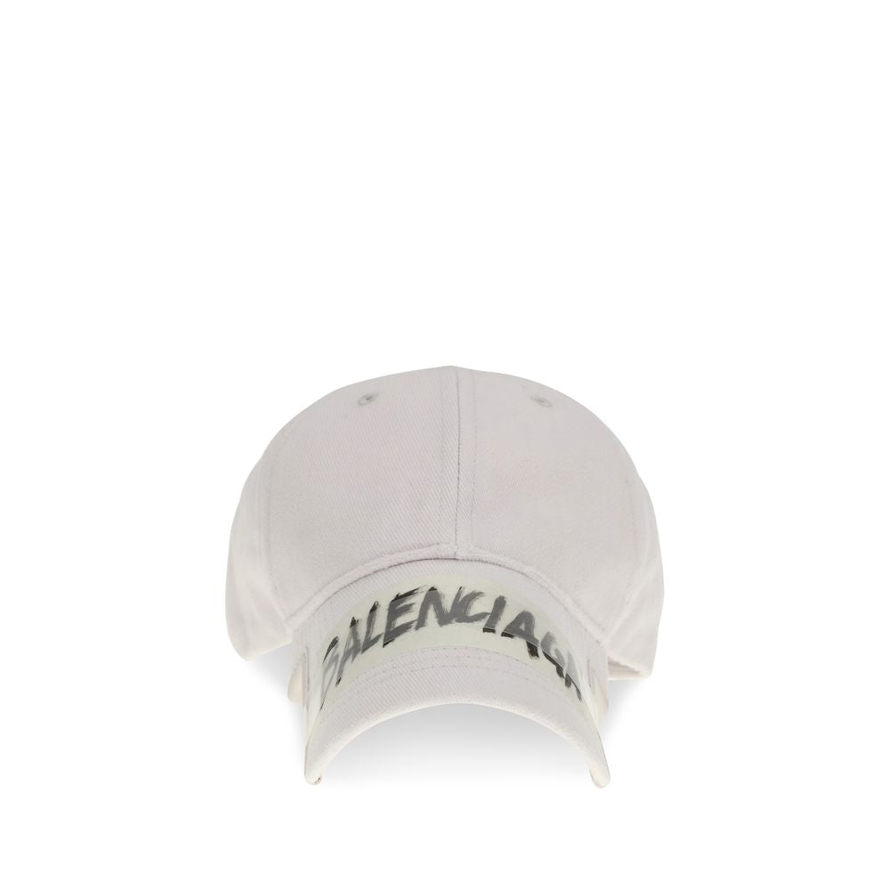 Balenciaga White Cotton Cap (Baseball Hat) 1728,72470364320,Accessories,Balenciaga,Caps (Baseball Hat) - Hats - Accessories,Hats - Accessories,L,M,Men,New with tags,S,White