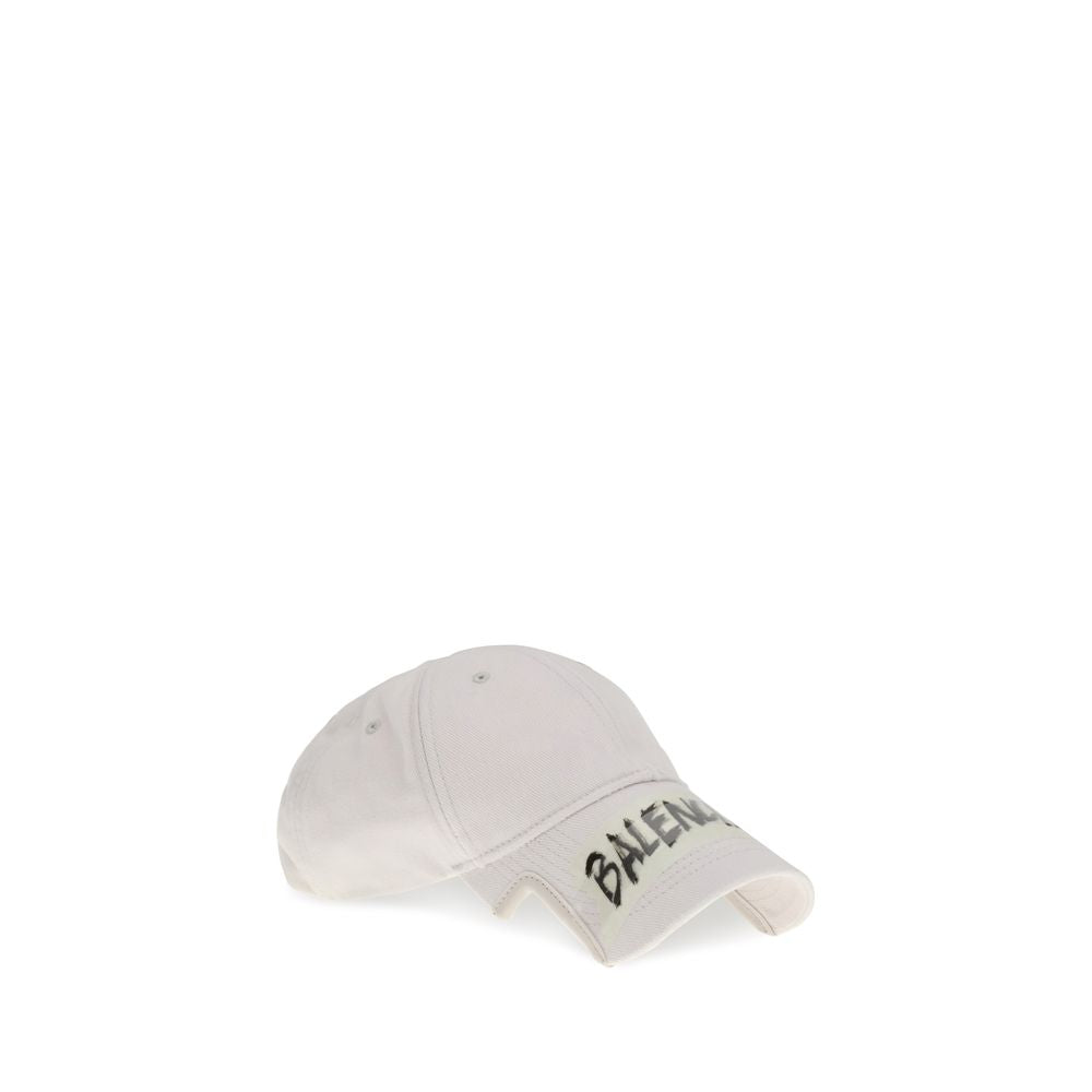 Balenciaga White Cotton Cap (Baseball Hat) 1728,72470364320,Accessories,Balenciaga,Caps (Baseball Hat) - Hats - Accessories,Hats - Accessories,L,M,Men,New with tags,S,White