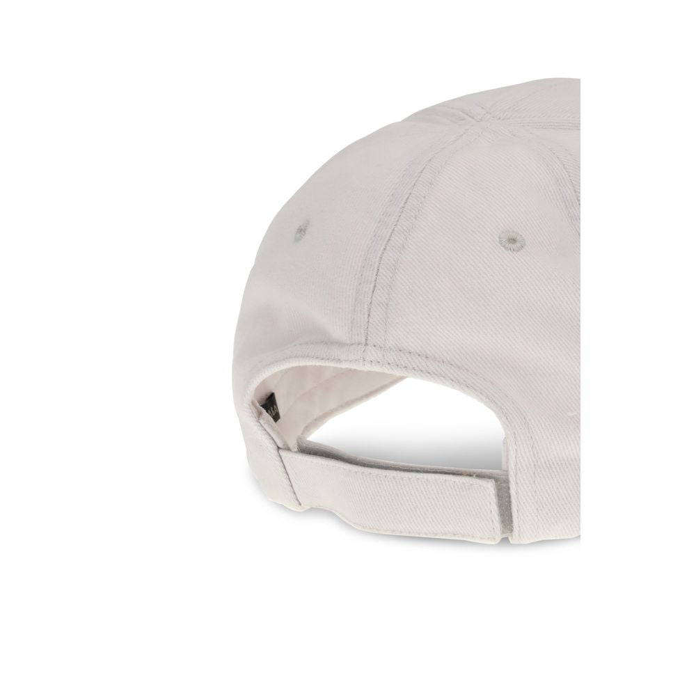 Balenciaga White Cotton Cap (Baseball Hat) 1728,72470364320,Accessories,Balenciaga,Caps (Baseball Hat) - Hats - Accessories,Hats - Accessories,L,M,Men,New with tags,S,White