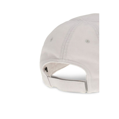 Balenciaga White Cotton Cap (Baseball Hat) 1728,72470364320,Accessories,Balenciaga,Caps (Baseball Hat) - Hats - Accessories,Hats - Accessories,L,M,Men,New with tags,S,White