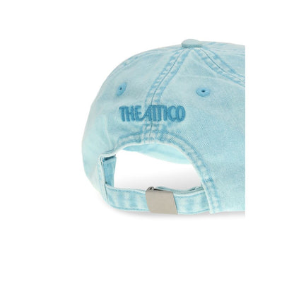 The Attico Blue Cotton Cap (Baseball Hat) 1728,72470364320,Accessories,Blue,Caps (Baseball Hat) - Hats - Accessories,Hats - Accessories,L/XL,New with tags,S/M,The Attico,Women