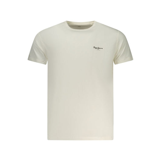 Pepe Jeans Bianco Cotton Men's T-Shirt 1728,67403481248,Clothing,Men,New with tags,Pepe Jeans,S,T-Shirts - Clothing,T-Shirts - T-Shirts - Clothing,White,XL,XXL