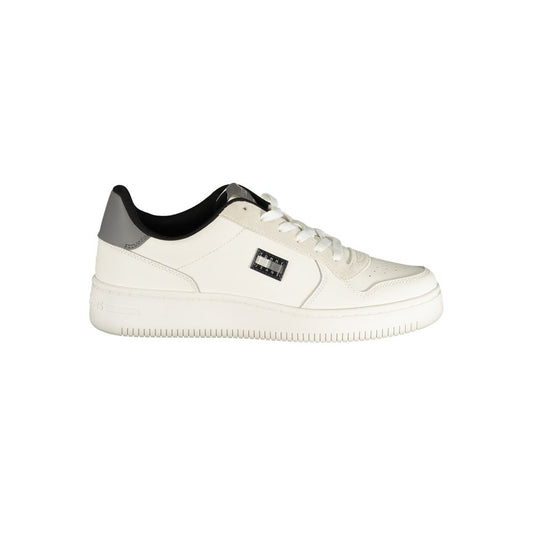 Tommy Hilfiger White Polyurethane Men Sneaker 1728,67403481248,Athletic - Sneakers - Shoes,EU40/US7,EU41/US8,EU42/US9,EU43/US10,EU44/US11,EU45/US12,EU46,Men,New with tags,Shoes,Sneakers - Shoes,Tommy Hilfiger,White