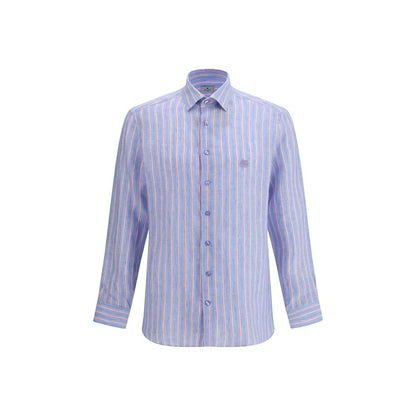 Etro Multicolor Linen Pattern Shirt 1728,38,39,40,41,42,43,72470364320,Clothing,Etro,Men,Multicolor,New with tags,Pattern - Shirts - Clothing,Shirts - Clothing