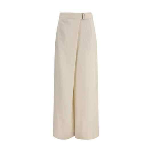 Brunello Cucinelli Beige Viscose Casual Pants 1728,72470364320,Beige,Brunello Cucinelli,Casual Pants - Pants - Clothing,Clothing,IT42 | L,New with tags,Pants - Clothing,Women