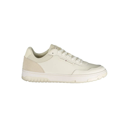 Tommy Hilfiger White Polyurethane Men's Sneaker 1728,67403481248,Athletic - Sneakers - Shoes,EU40/US7,EU41/US8,EU42/US9,EU43/US10,EU44/US11,EU45/US12,EU46,Men,New with tags,Shoes,Sneakers - Shoes,Tommy Hilfiger,White