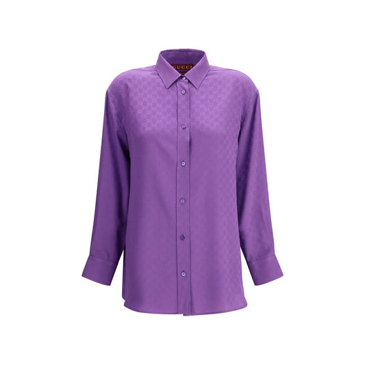 Gucci Multicolor Silk Shirt 1728,72470364320,Clothing,Gucci,IT38 | S,Multicolor,New with tags,Shirts - Clothing,Women
