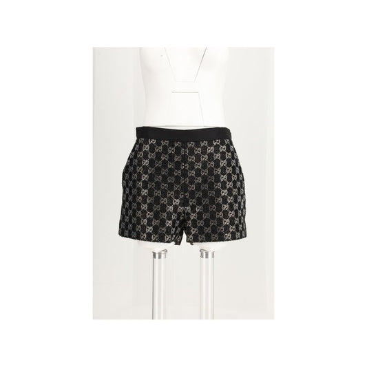 Gucci Black Viscose Shorts 1728,72470364320,Black,Clothing,Gucci,IT42 | L,New with tags,Shorts - Clothing,Shorts - Shorts - Clothing,Women