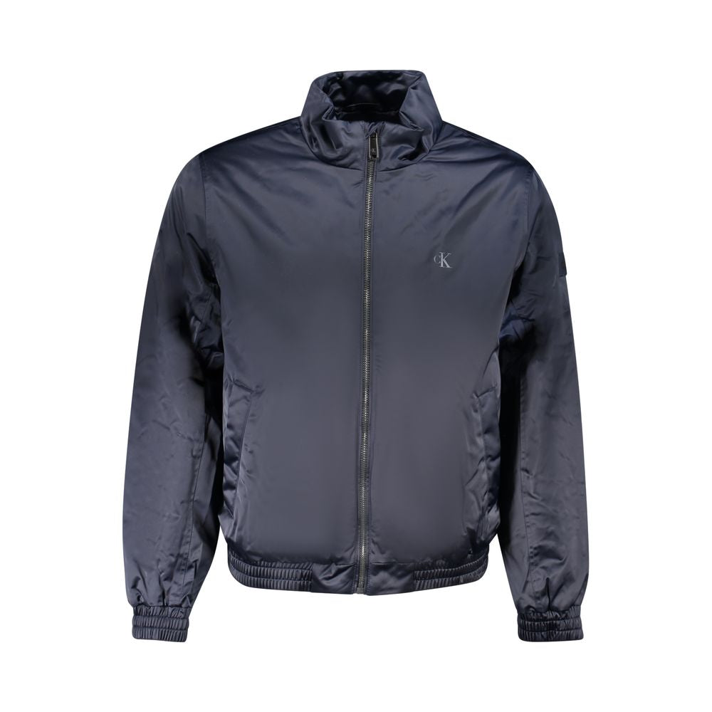 Calvin Klein Blue Polyester Men Jacket 1728,67403481248,Blue,Bombers - Jackets & Coats - Clothing,Calvin Klein,Clothing,Jackets & Coats - Clothing,L,M,Men,New with tags,S,XL