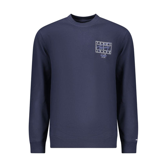 Tommy Hilfiger Blue Cotton Men Sweatshirt 1728,3XL,67403481248,Blue,Clothing,L,M,Men,New with tags,S,Sweaters - Clothing,Sweatshirts - Sweaters - Clothing,Tommy Hilfiger,XL,XXL