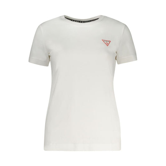 Guess Jeans Bianco Cotton Women T-Shirt 1728,67403481248,Clothing,Guess Jeans,L,M,New with tags,S,Sportswear - Clothing,T-Shirts - Clothing,T-Shirts - Sportswear - Clothing,T-Shirts - T-Shirts - Clothing,White,Women,XL,XS