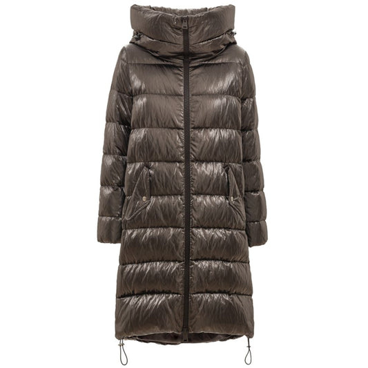 Herno Gray Viscose Parka 1728,67397976224,Clothing,Gray,Herno,IT42|M,Jackets & Coats - Clothing,New with tags,Parkas - Jackets & Coats - Clothing,Women