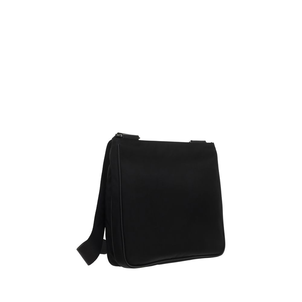 Prada Black Nylon Shoulder Bag 1728,72470364320,Bags,Black,Men,New with tags,Prada,Shoulder Bags - Bags