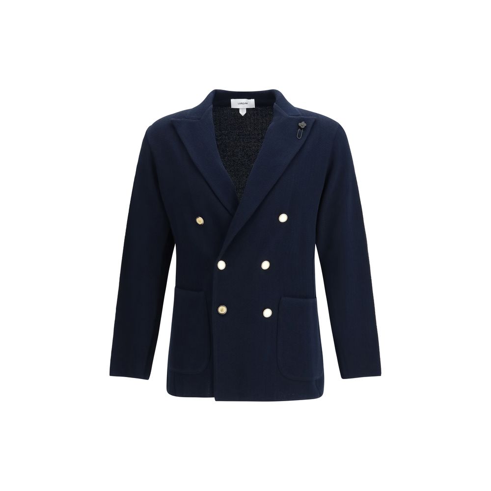 Lardini Blue Cotton Blazer 1728,72470364320,Blazers - Suits & Blazers - Clothing,Blue,Clothing,L,Lardini,M,Men,New with tags,S,Suits & Blazers - Clothing,XL,XXL