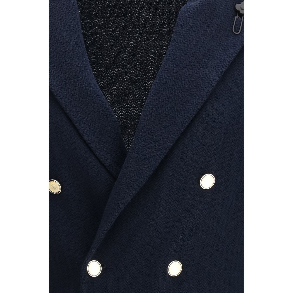Lardini Blue Cotton Blazer 1728,72470364320,Blazers - Suits & Blazers - Clothing,Blue,Clothing,L,Lardini,M,Men,New with tags,S,Suits & Blazers - Clothing,XL,XXL