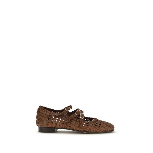 Carel Paris Brown Calf Leather Bos Taurus Ballet Flats 1728,72470364320,Ballet Flats - Flats - Shoes,Brown,Carel Paris,EU36.5/US6.5,EU36/US6,EU37.5/US7.5,EU37/US7,EU38.5/US8.5,EU38/US8,EU39/US9,EU40/US10,Flats - Shoes,New with tags,Shoes,Women
