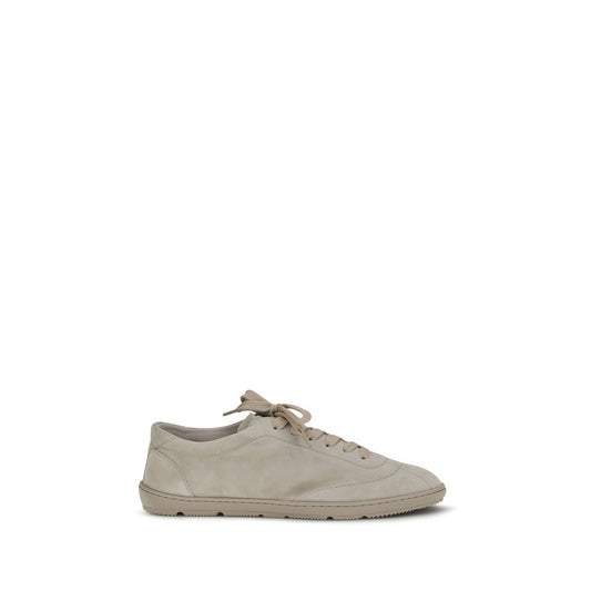 Brunello Cucinelli Beige Calf Leather Bos Taurus Low Top Sneakers 1728,72470364320,Beige,Brunello Cucinelli,EU40.5/US7.5,EU41/US8,EU42/US9,EU44/US11,EU46/US13,Low Tops - Sneakers - Shoes,Men,New with tags,Shoes,Sneakers - Shoes