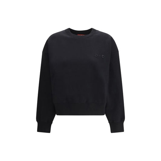 Gucci Black Cotton Sweatshirt 1728,72470364320,Black,Clothing,Gucci,M,New with tags,S,Sweaters - Clothing,Sweatshirts - Sweaters - Clothing,Women