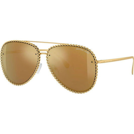 Michael Kors Gold Metal Sunglasses 1728,67434610848,Accessories,Glasses and Sunglasses - Accessories,Gold,Michael Kors,New with tags,Sunglasses - Glasses and Sunglasses - Accessories,Women