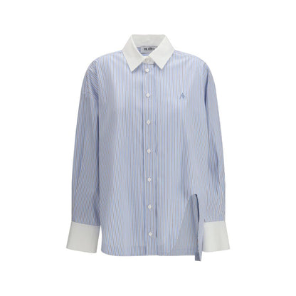 The Attico Blue Cotton Pattern Shirt 1728,72470364320,Blue,Clothing,IT36 | XS,IT38 | S,New with tags,Pattern - Shirts - Clothing,Shirts - Clothing,The Attico,Women