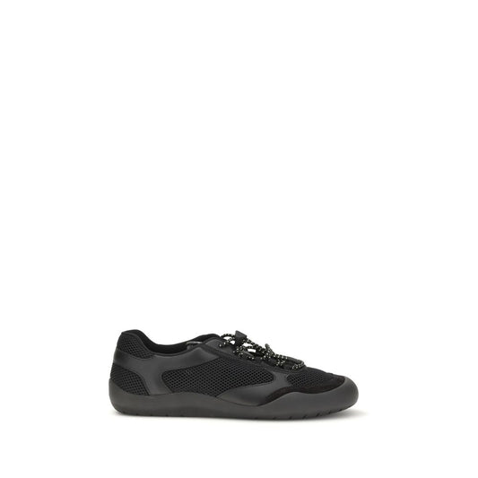 Prada Black Polyester Athletic Sneakers 1728,72470364320,Athletic - Sneakers - Shoes,Black,EU 38.5 | US 5.5,EU39.5/US6.5,EU39/US6,EU41.5/US8.5,EU41/US8,EU43/US10,EU44/US11,Men,New with tags,Prada,Shoes,Sneakers - Shoes