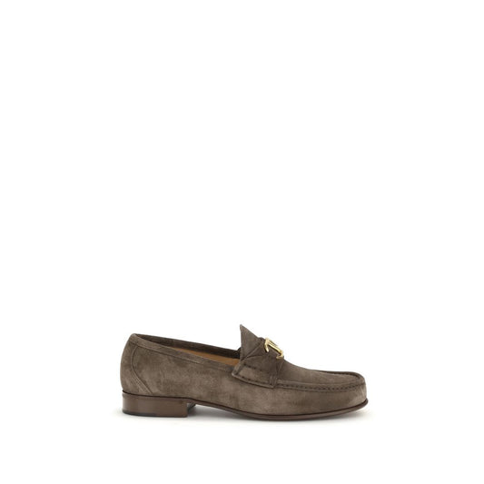 Valentino Garavani Brown Calf Leather Bos Taurus Slip-On Loafers 1728,72470364320,Brown,EU40/US7,EU41.5/US8.5,EU41/US8,EU42.5/US9.5,EU42/US9,EU43/US10,EU44/US11,EU45/US12,EU46/US13,Loafers - Shoes,Men,New with tags,Shoes,Slip-On Loafers - Loafers - Shoes,