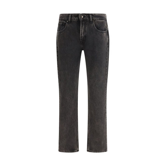 7FOR Black Cotton Straight-Leg Jeans 1728,36,72470364320,7FOR,Black,Clothing,Jeans Denim - Clothing,Men,New with tags,Straight-Leg Jeans - Jeans Denim - Clothing,W30,W31,W32,W33