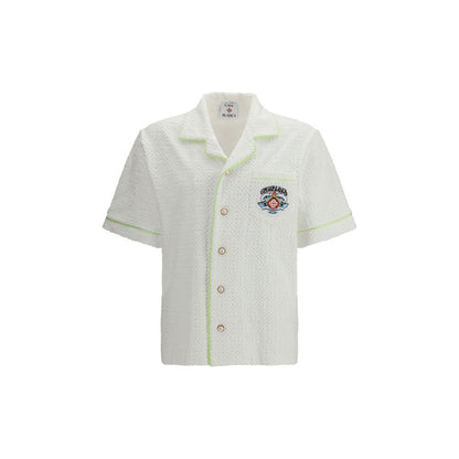 Casablanca White Cotton Dress Shirt