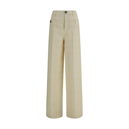 Gucci Beige Cotton Casual Pants 1728,72470364320,Beige,Casual Pants - Pants - Clothing,Clothing,Gucci,IT42 | L,New with tags,Pants - Clothing,Women