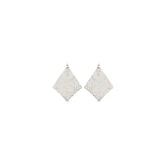 Rabanne Silver Brass Earrings 1728,72470364320,Accessories,Earrings - Jewellery - Accessories,Jewellery - Accessories,New with tags,One Size,Rabanne,Silver,Women