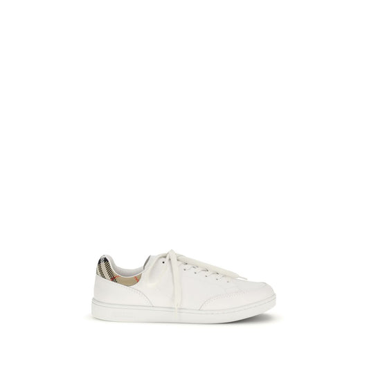 Burberry White Calf Leather Bos Taurus Low Top Sneakers 1728,72470364320,Burberry,EU40/US7,EU41/US8,EU43/US10,EU44/US11,EU45/US12,EU46/US13,Low Tops - Sneakers - Shoes,Men,New with tags,Shoes,Sneakers - Shoes,White