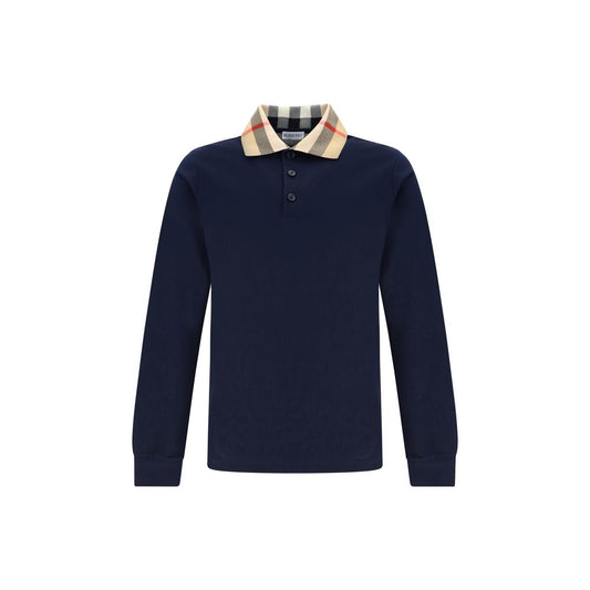 Burberry Blue Cotton Polo Shirt 1728,72470364320,Blue,Burberry,Clothing,M,Men,New with tags,Polo Shirts - T-Shirts - Clothing,S,T-Shirts - Clothing,XL,XXL
