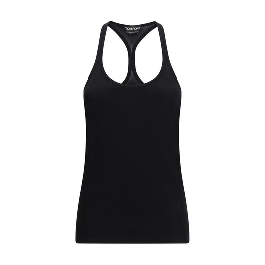 Tom Ford Black Silk Tank Tops 1728,72470364320,Black,Clothing,IT36 | XS,IT38 | S,IT42 | L,New with tags,T-Shirts - Clothing,Tank Tops - T-Shirts - Clothing,Tom Ford,Women