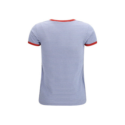 Prada Blue Cotton T-Shirt 1728,72470364320,Blue,Clothing,IT40 | M,IT42 | L,New with tags,Prada,T-Shirts - Clothing,T-Shirts - T-Shirts - Clothing,Women