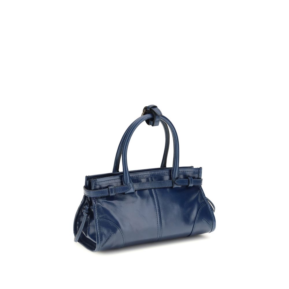 Prada Blue Calf Leather Bos Taurus Handbag 1728,72470364320,Bags,Blue,Handbags - Bags,New with tags,Prada,Women