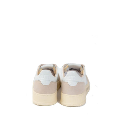 Autry White Goatskin Sneakers