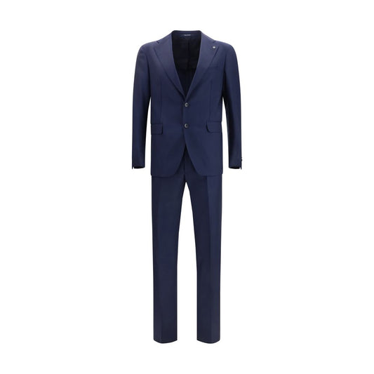 Tagliatore Blue Fleece Wool Two-Piece Suit 1728,72470364320,Blue,Clothing,IT52 | XL,IT54 | XXL,Men,New with tags,Suits & Blazers - Clothing,Tagliatore,Two-Piece Suits - Suits & Blazers - Clothing