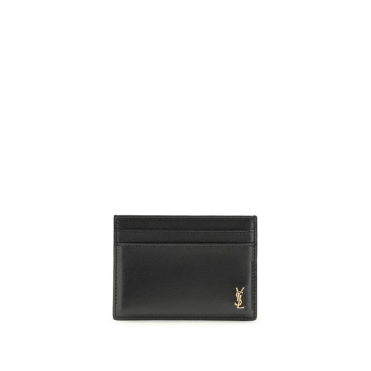 Saint Laurent Black Calf Leather Bos Taurus Wallet 1728,72470364320,Accessories,Black,Men,New with tags,Saint Laurent,Wallets - Accessories,Wallets - Wallets - Accessories