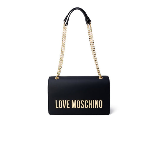 Love Moschino Black Polyethylene Handbag 1728,71956299936,Bags,Black,Handbags - Bags,Love Moschino,New with tags,Women