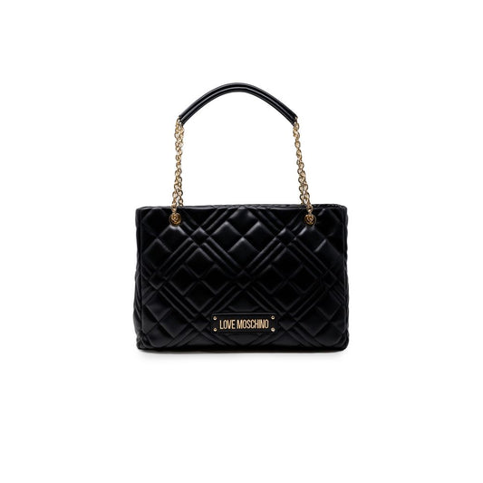 Love Moschino Black Polyethylene Handbag 1728,71956299936,Bags,Black,Handbags - Bags,Love Moschino,New with tags,Women